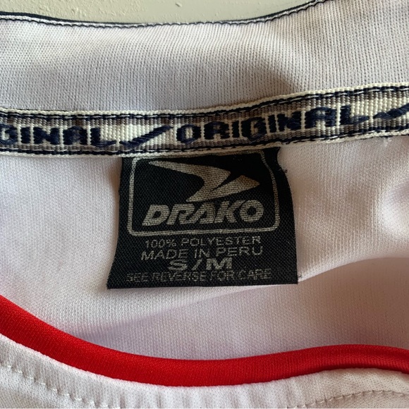 Drako Team USA Soccer Jersey Adult Size Small - Medium  Red White Blue - Picture 6 of 10